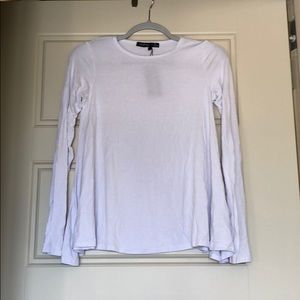 Long sleeve white top